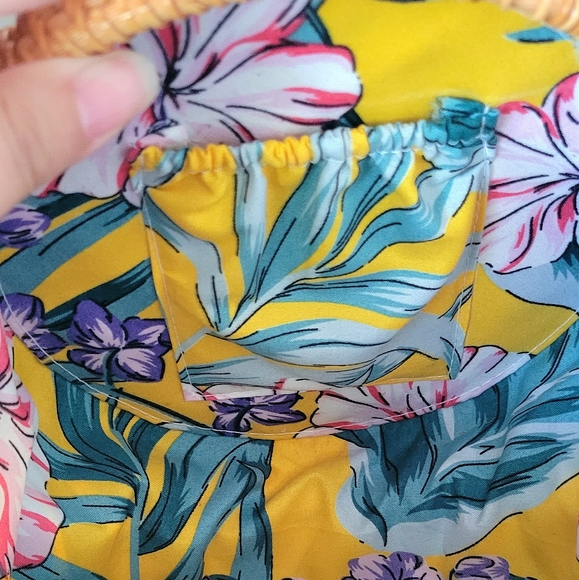 Round Rattan Clutch Purse - Picture 5 of 6